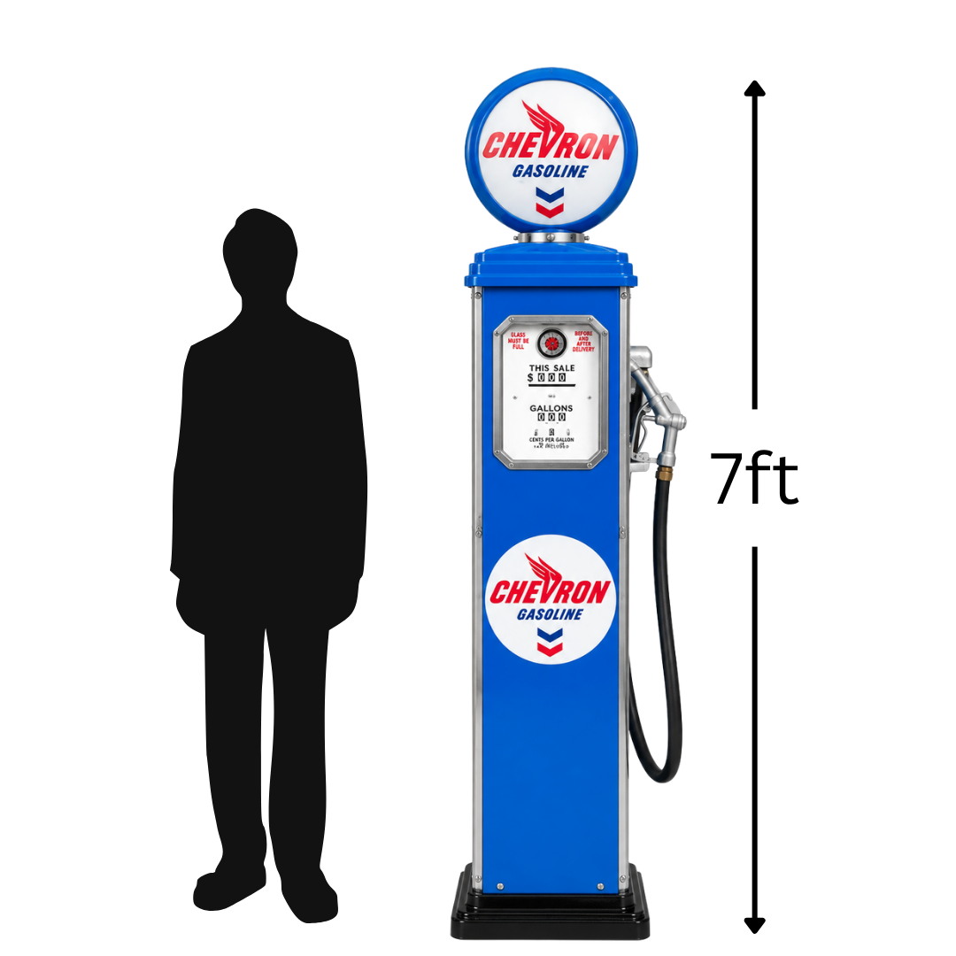 Chevron Retro Gas Pump