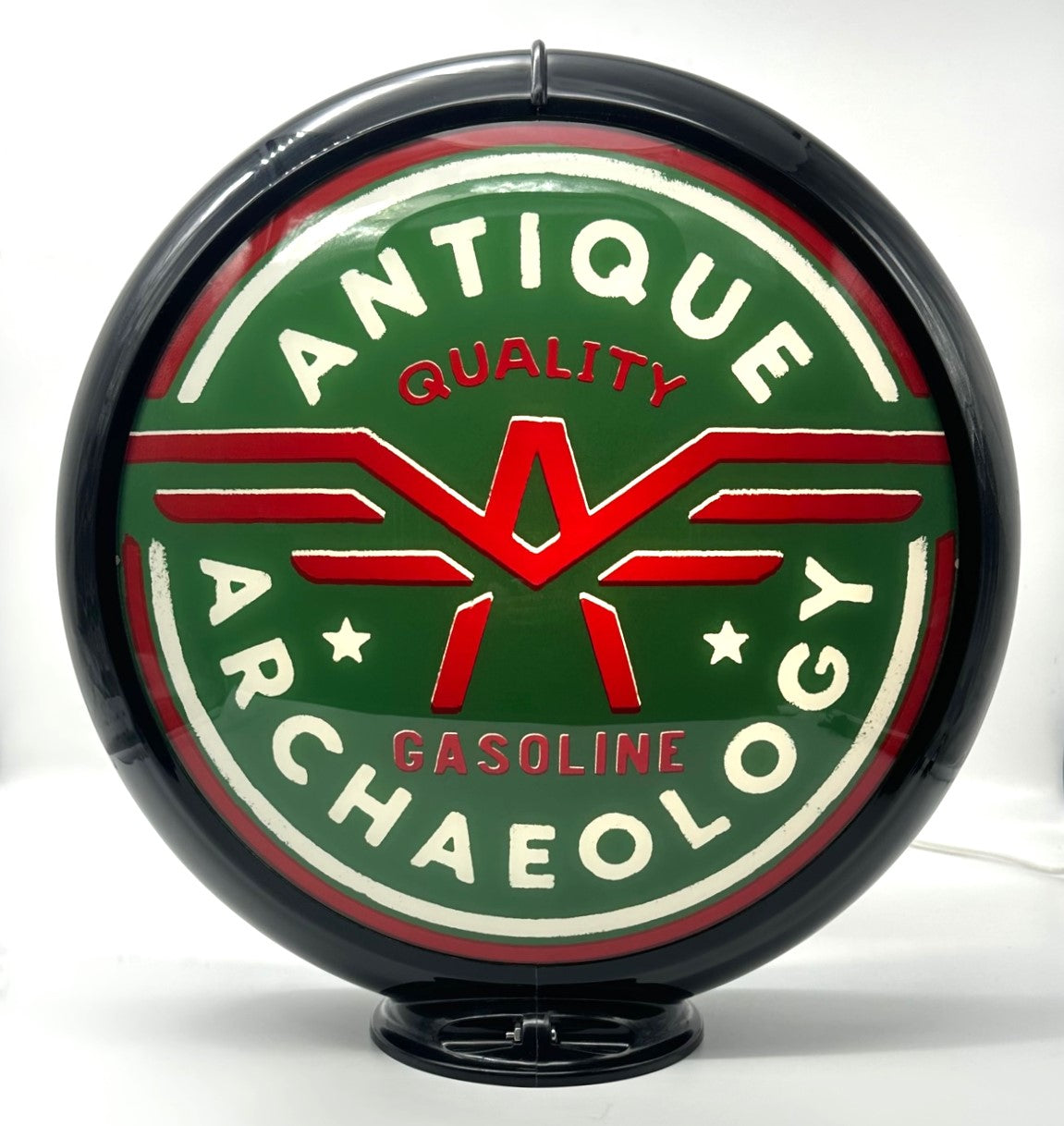 Antique Archaeology know from "American Pickers" Limited Production 13.5" Gas Pump Globe