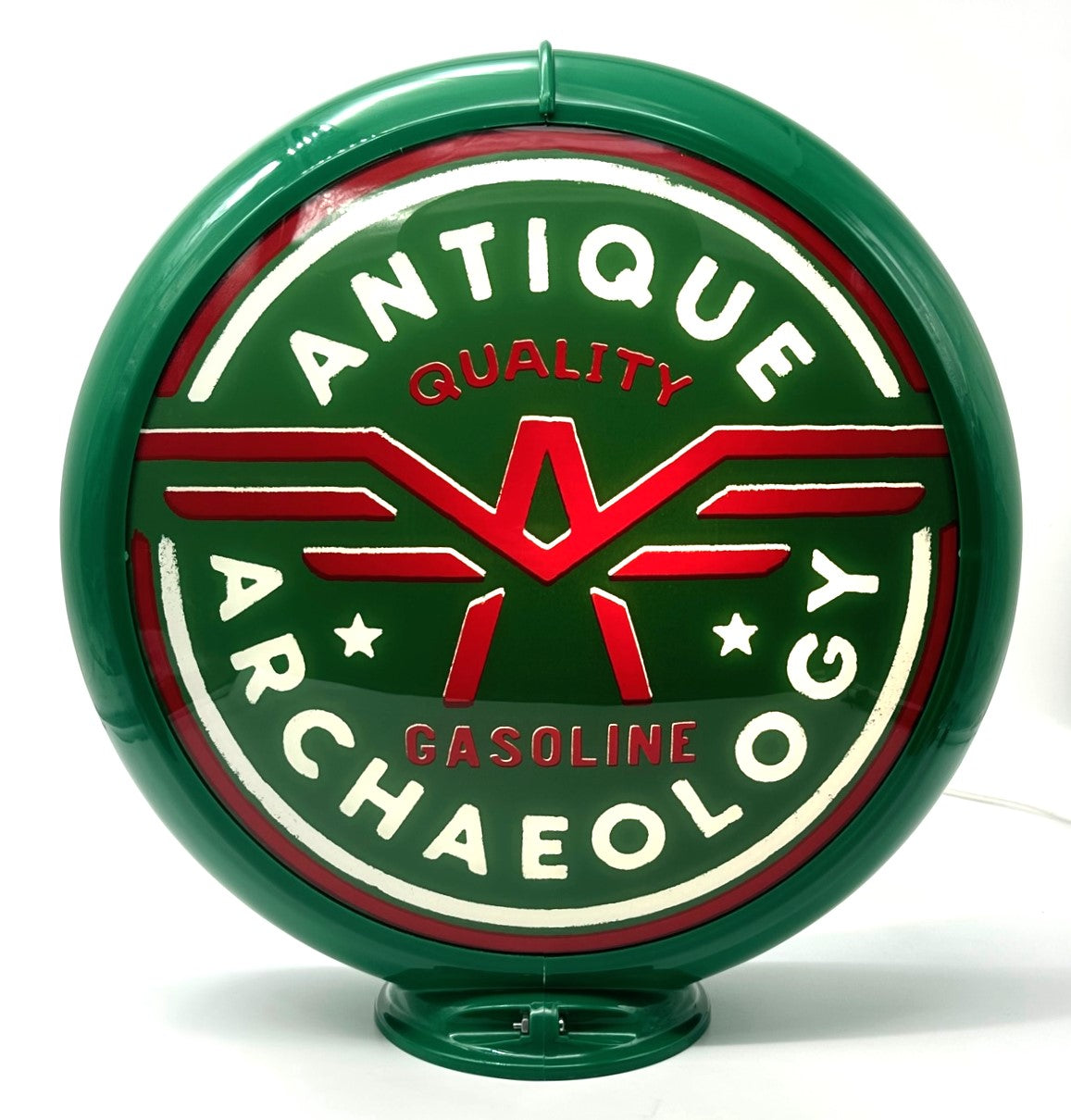 Antique Archaeology know from "American Pickers" Limited Production 13.5" Gas Pump Globe