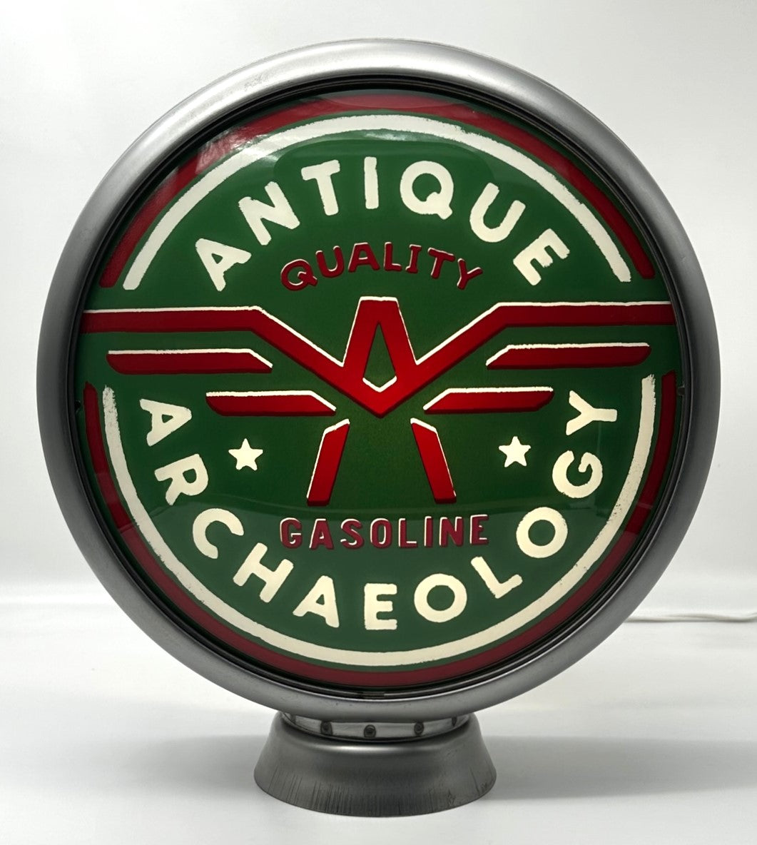 Antique Archaeology know from "American Pickers" Limited Production 13.5" Gas Pump Globe