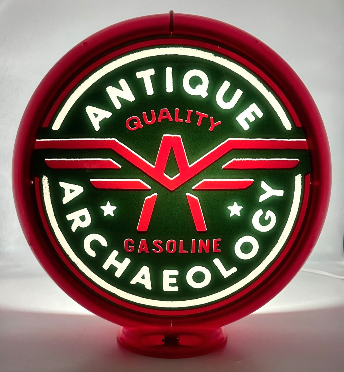 Antique Archaeology know from "American Pickers" Limited Production 13.5" Gas Pump Globe