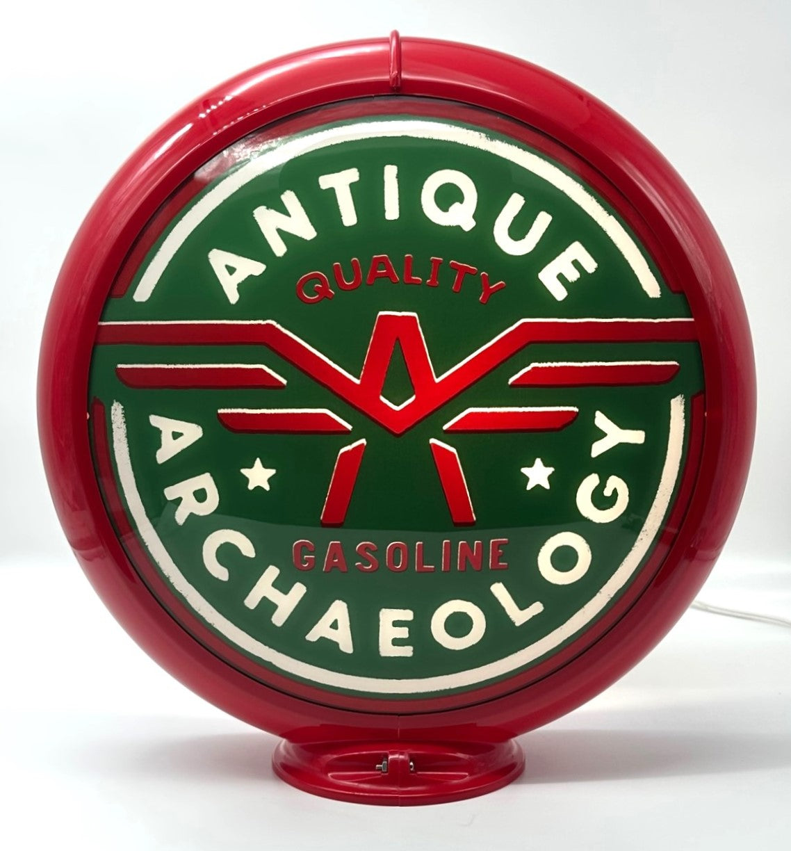 Antique Archaeology know from "American Pickers" Limited Production 13.5" Gas Pump Globe