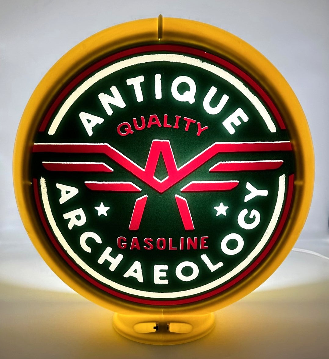 Antique Archaeology know from "American Pickers" Limited Production 13.5" Gas Pump Globe