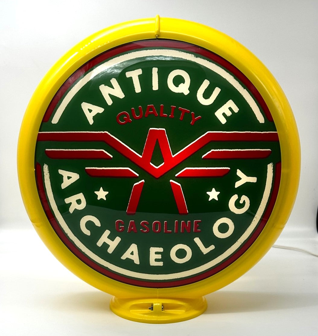 Antique Archaeology know from "American Pickers" Limited Production 13.5" Gas Pump Globe