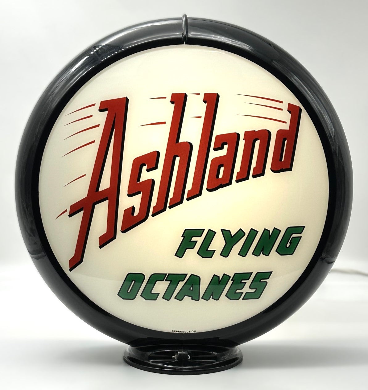 ASHLAND FLYING OCTANES Gas Pump Globe