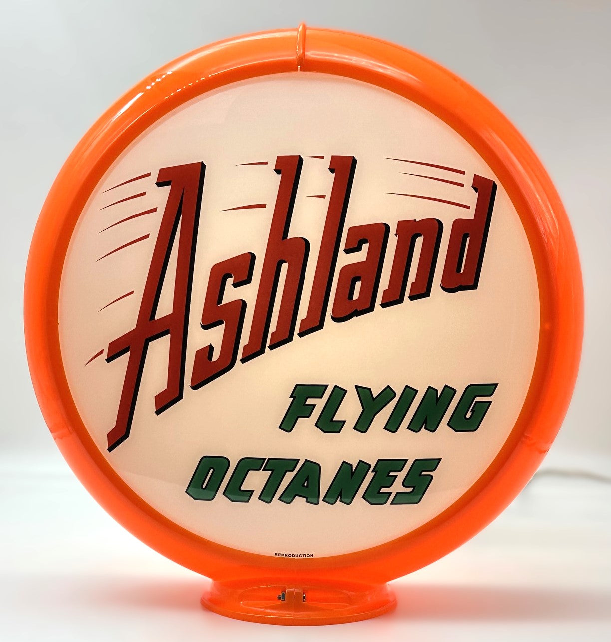 ASHLAND FLYING OCTANES Gas Pump Globe
