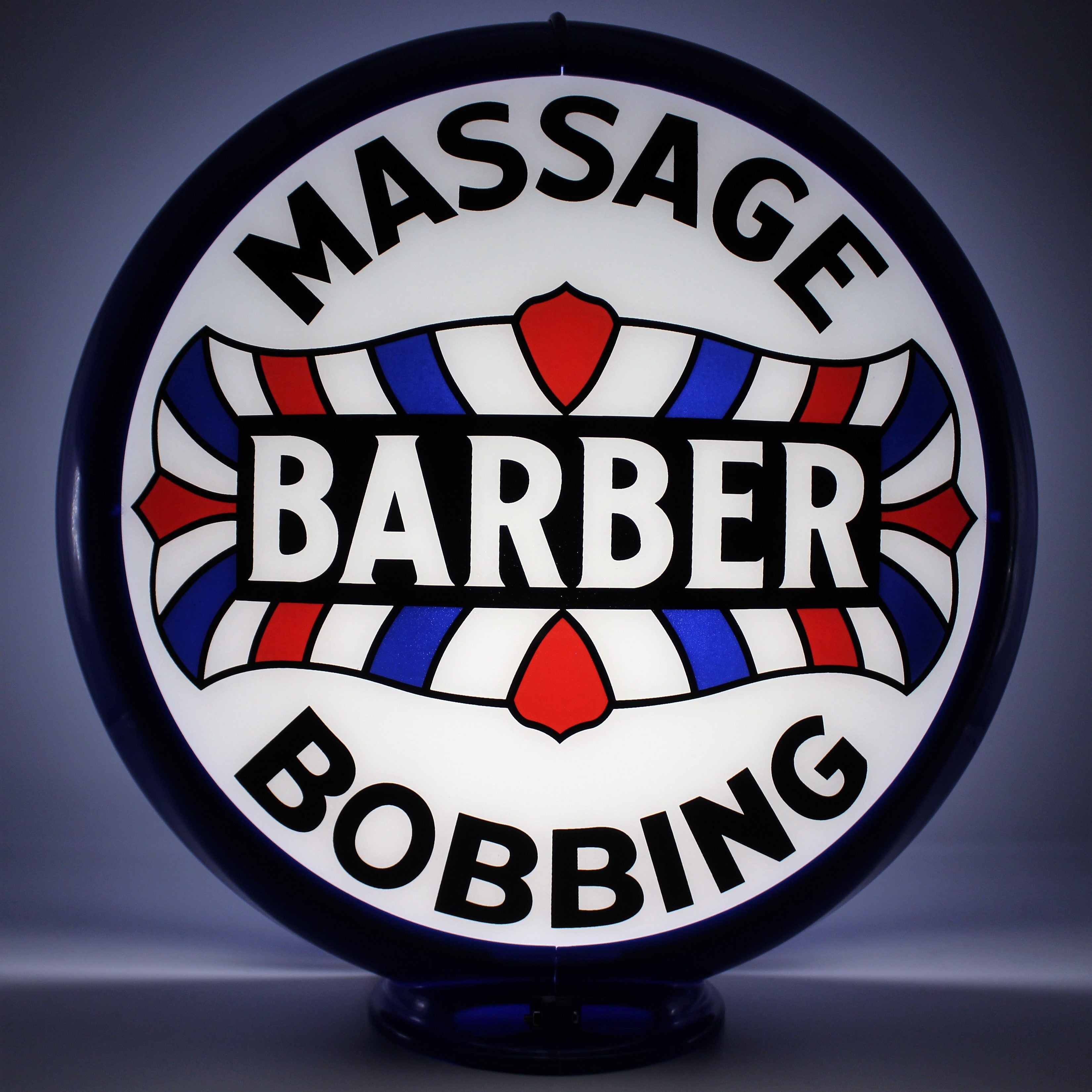 BARBER 13.5" Gas Pump Globe