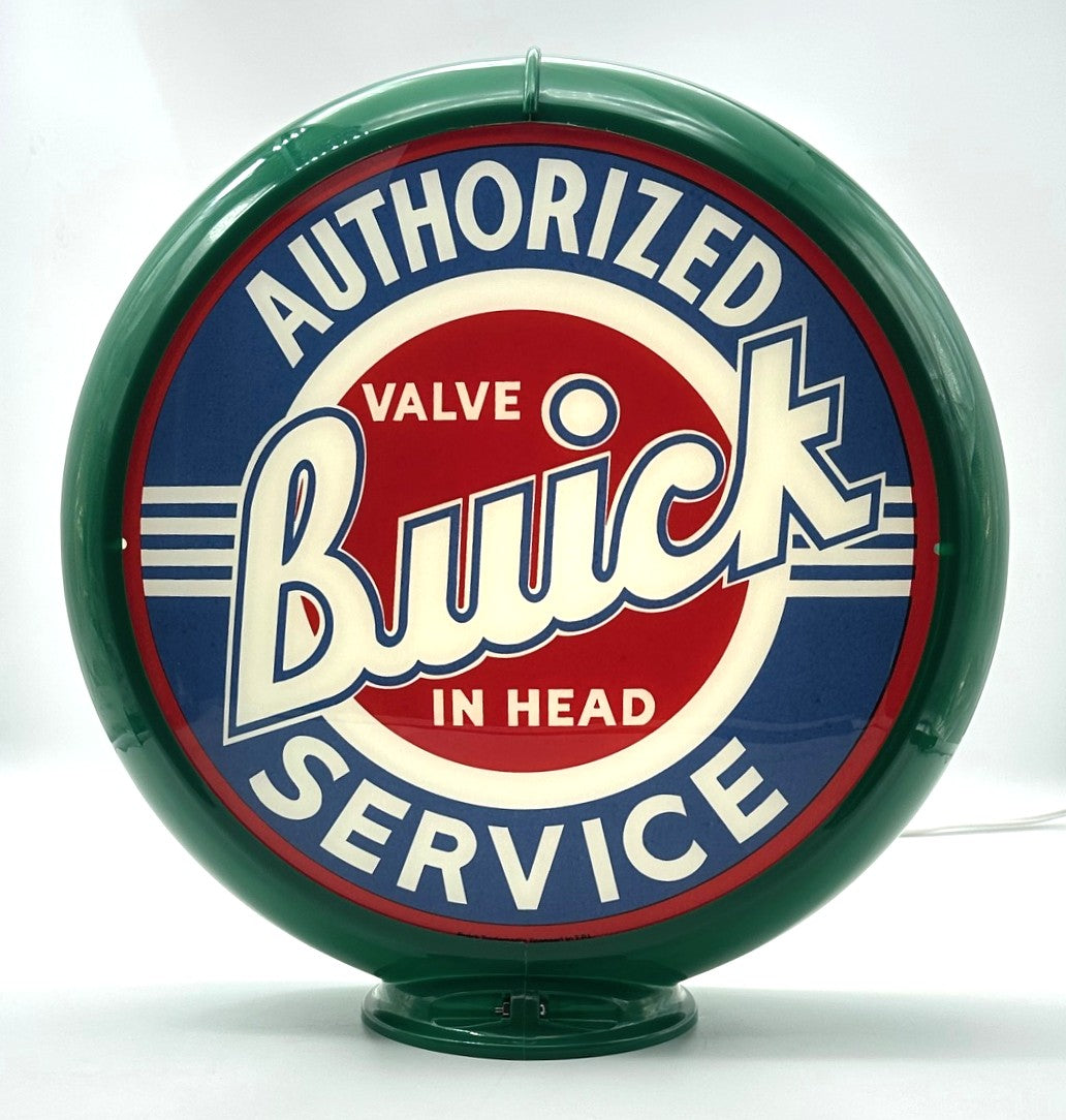 BUICK AUTHORIZED SERVICE 13.5" Gas Pump Globe