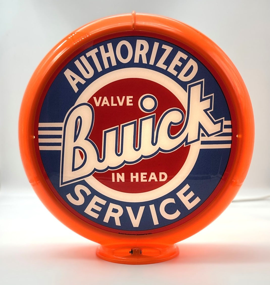 BUICK AUTHORIZED SERVICE 13.5" Gas Pump Globe