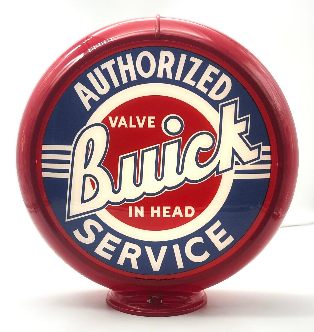 BUICK AUTHORIZED SERVICE 13.5" Gas Pump Globe