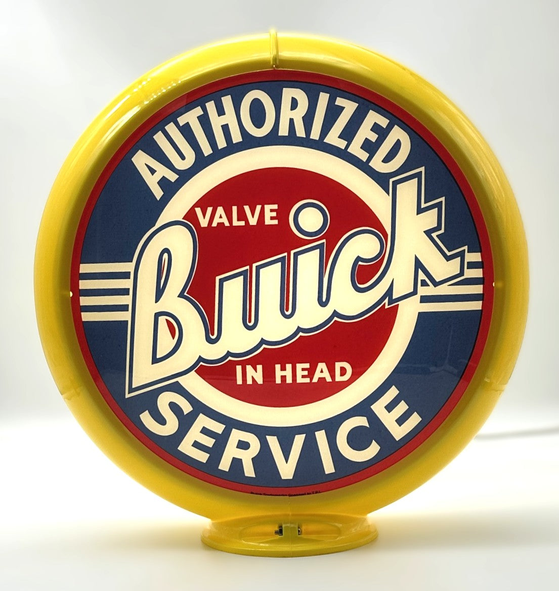 BUICK AUTHORIZED SERVICE 13.5" Gas Pump Globe