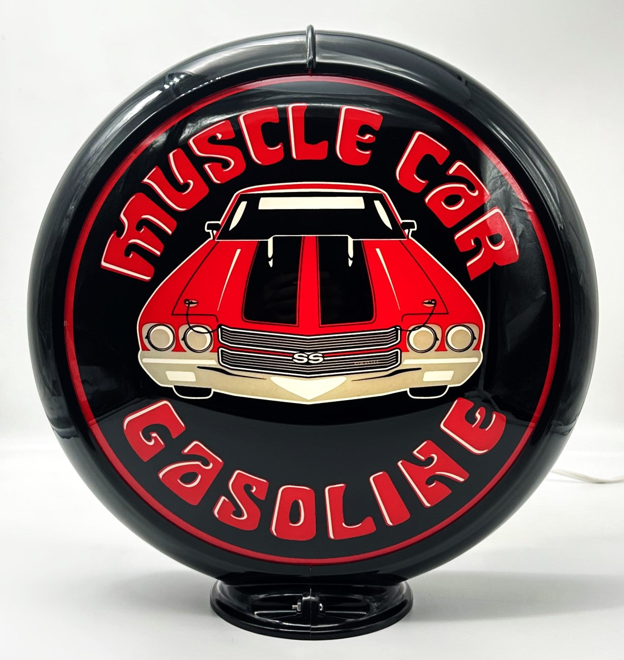 CHEVELLE MUSCLE CAR GASOLINE 13.5" Gas Pump Globe