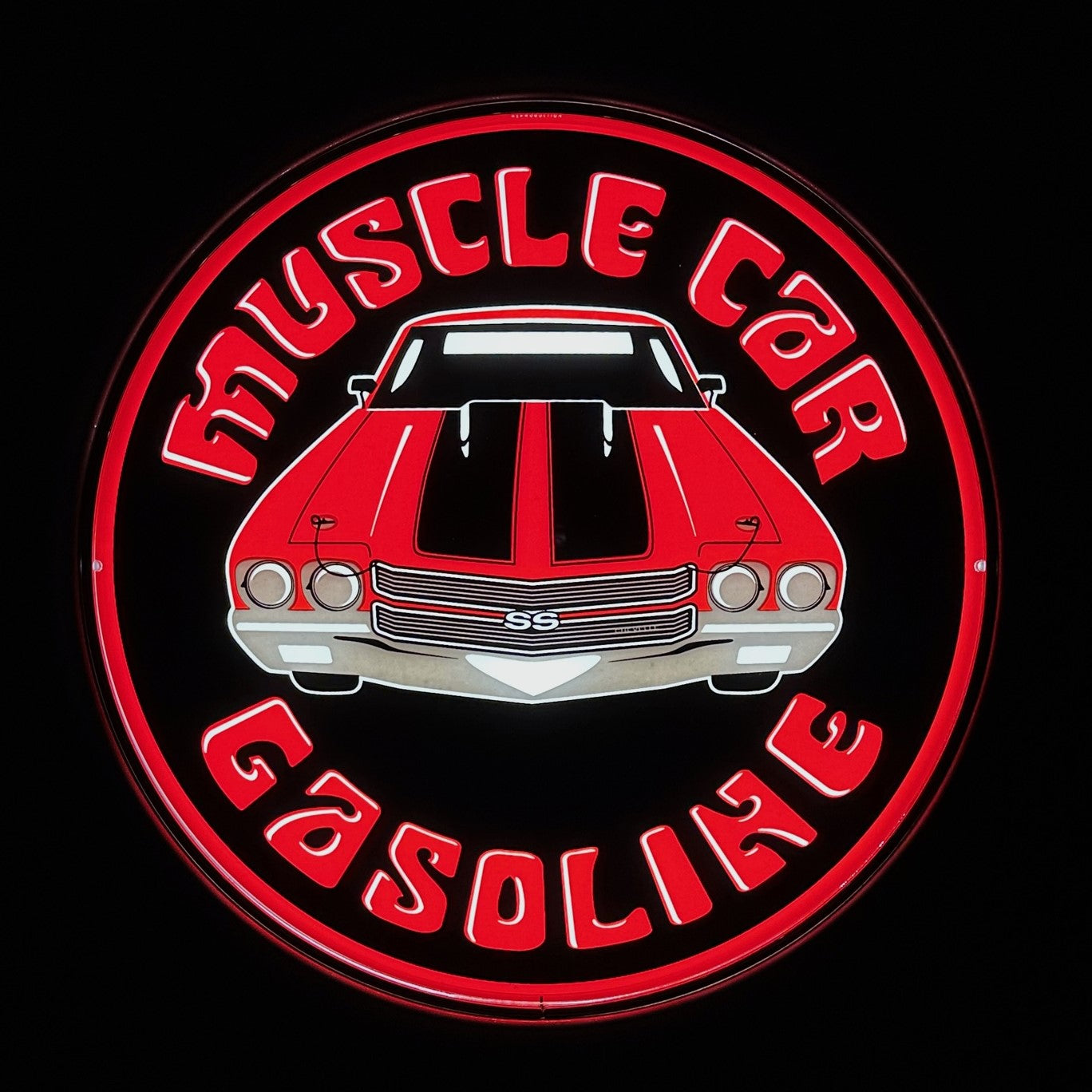 CHEVELLE MUSCLE CAR GASOLINE 13.5" Gas Pump Globe