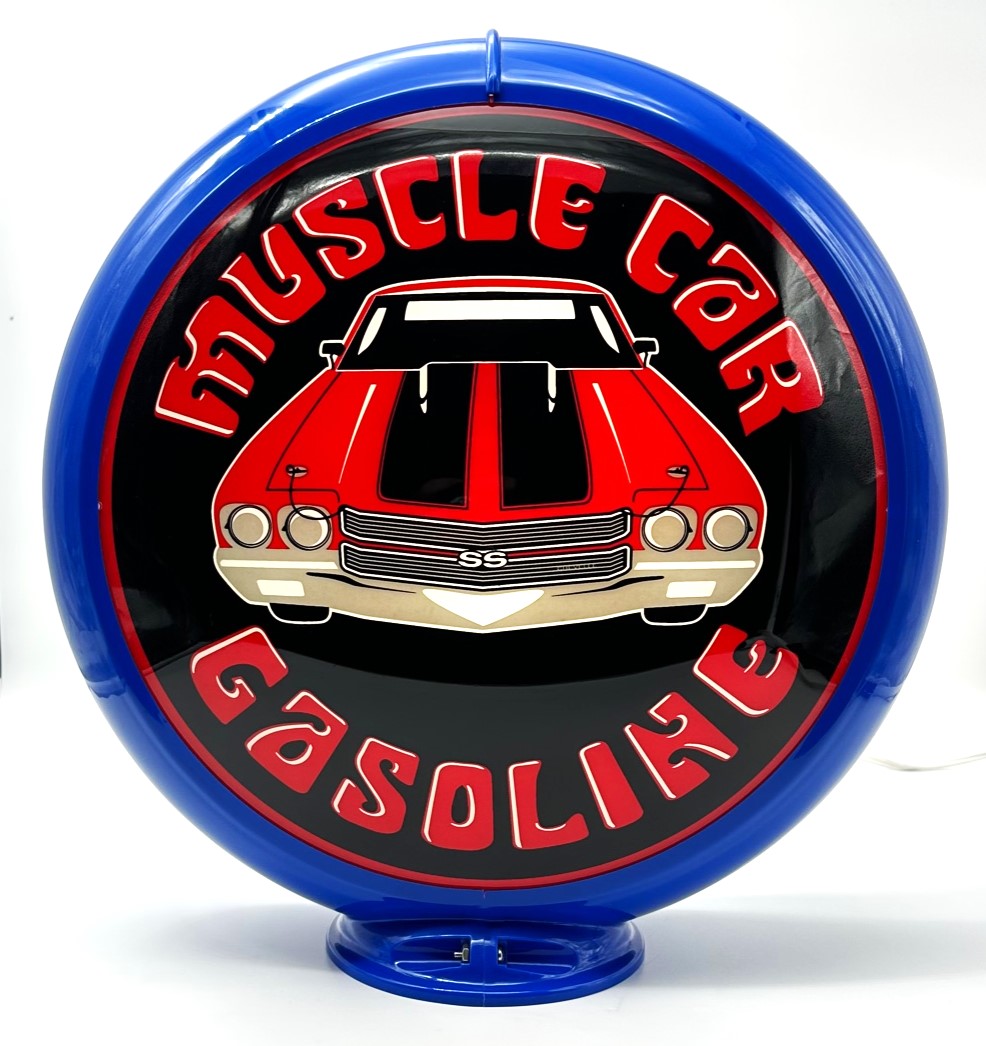 CHEVELLE MUSCLE CAR GASOLINE 13.5" Gas Pump Globe
