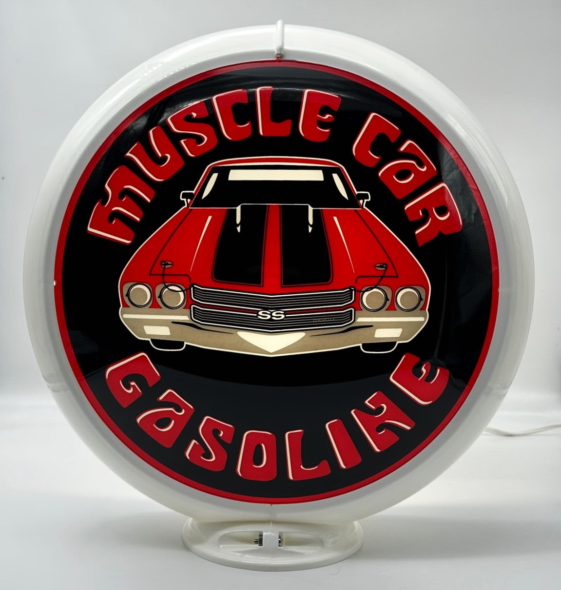CHEVELLE MUSCLE CAR GASOLINE 13.5" Gas Pump Globe
