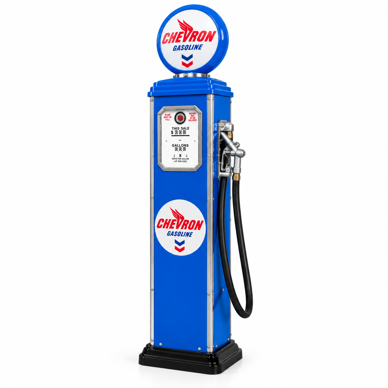Chevron Retro Gas Pump