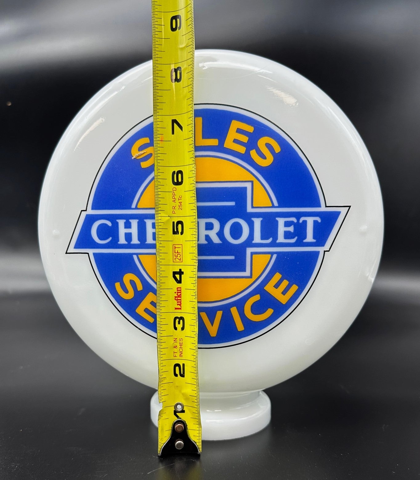CHEVROLET SALES & SERVICE 8" Mini Glass Globe