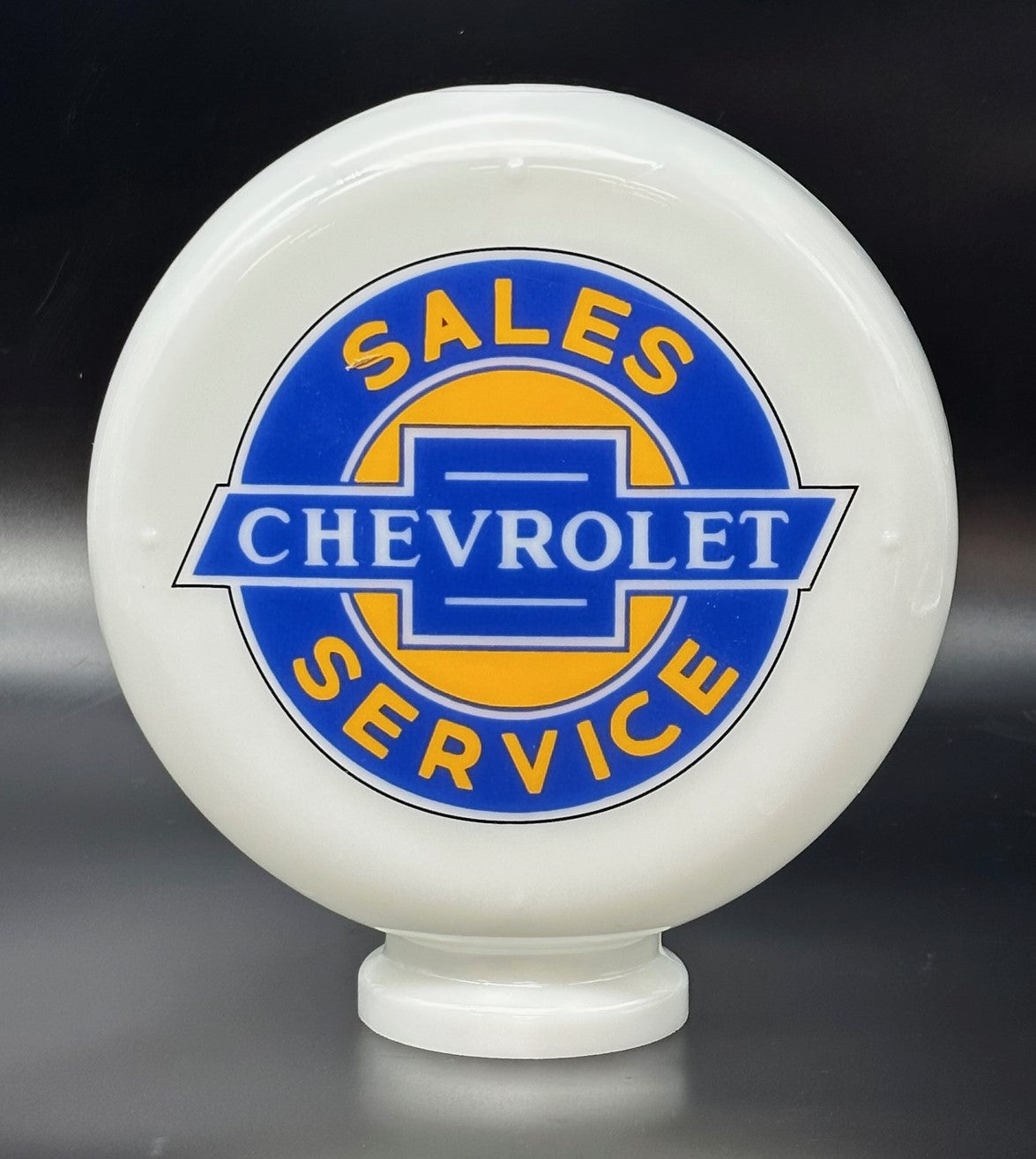 CHEVROLET SALES & SERVICE 8" Mini Glass Globe