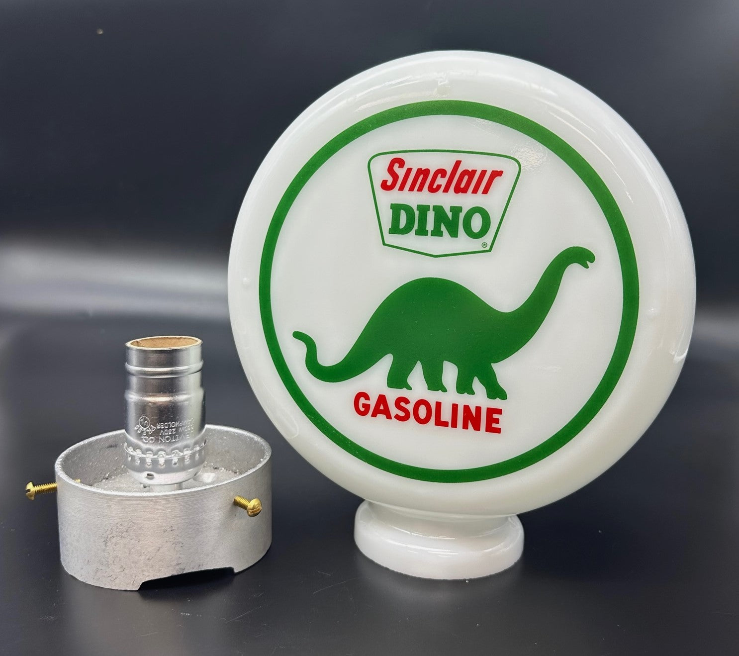 SINCLAIR DINO 8" Mini Glass Globe
