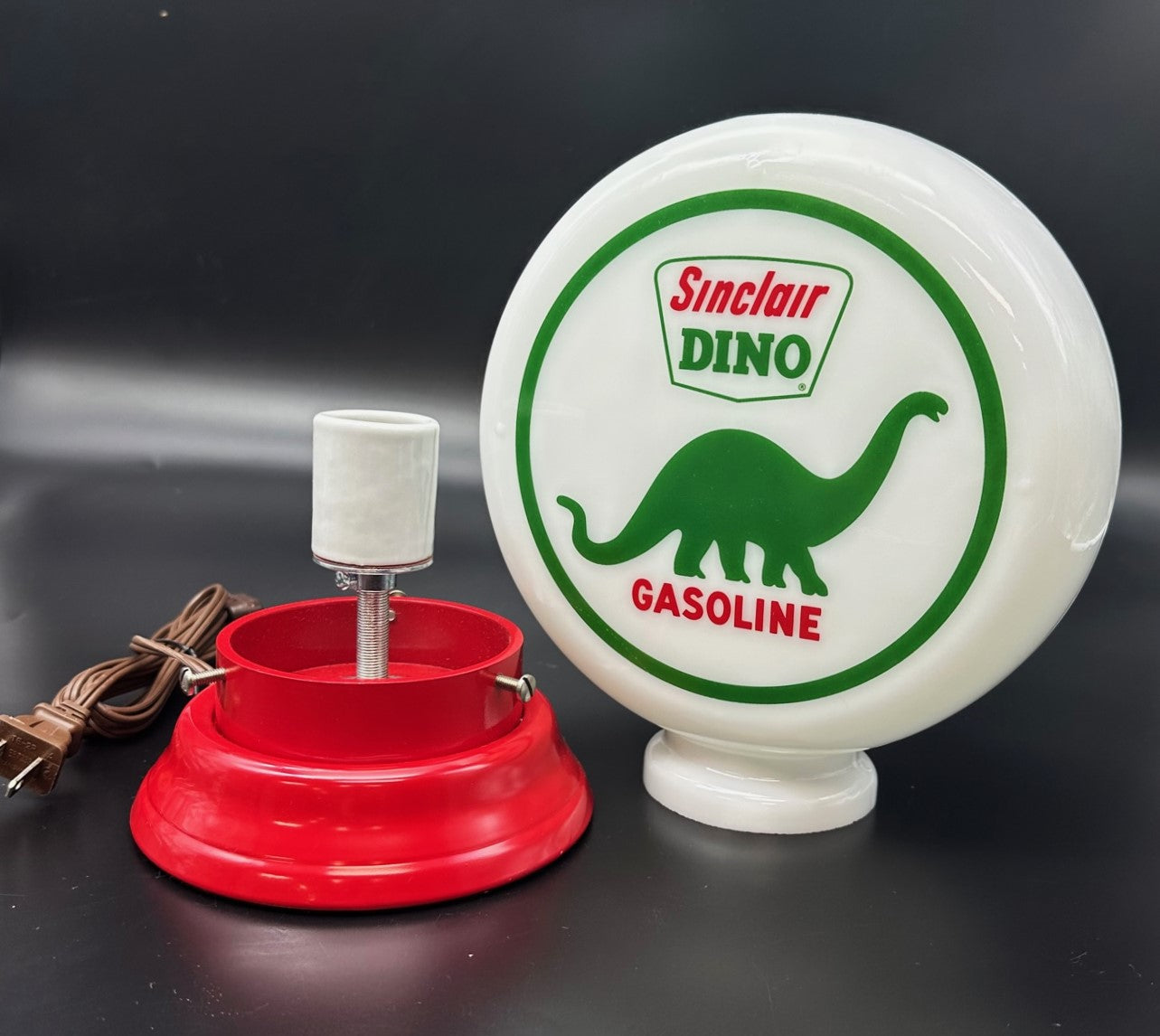 SINCLAIR DINO 8" Mini Glass Globe
