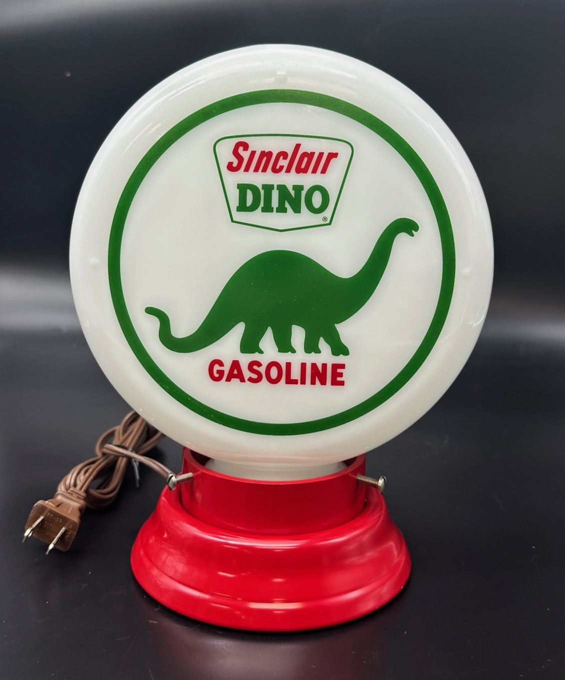 SINCLAIR DINO 8" Mini Glass Globe