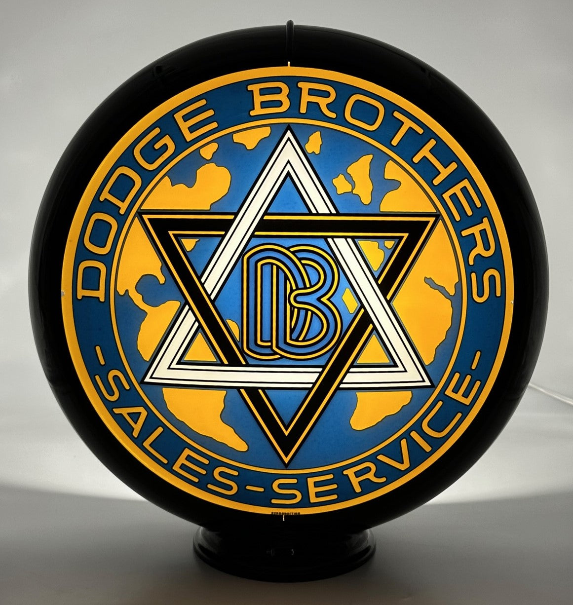 DODGE BROTHERS SALES - SERVICE 13.5" GAS PUMP GLOBE