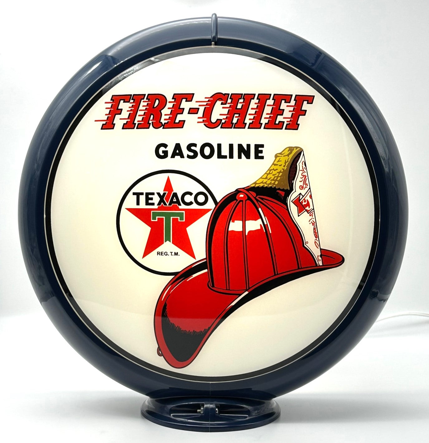 TEXACO FIRE CHIEF GASOLINE 13.5" Gas Pump Globe