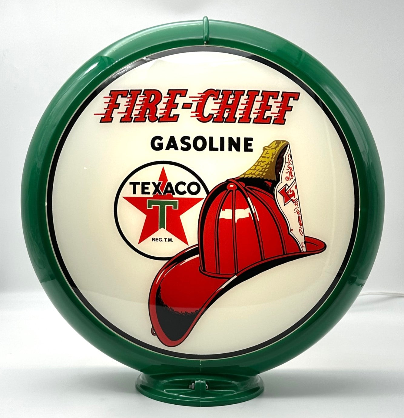 TEXACO FIRE CHIEF GASOLINE 13.5" Gas Pump Globe