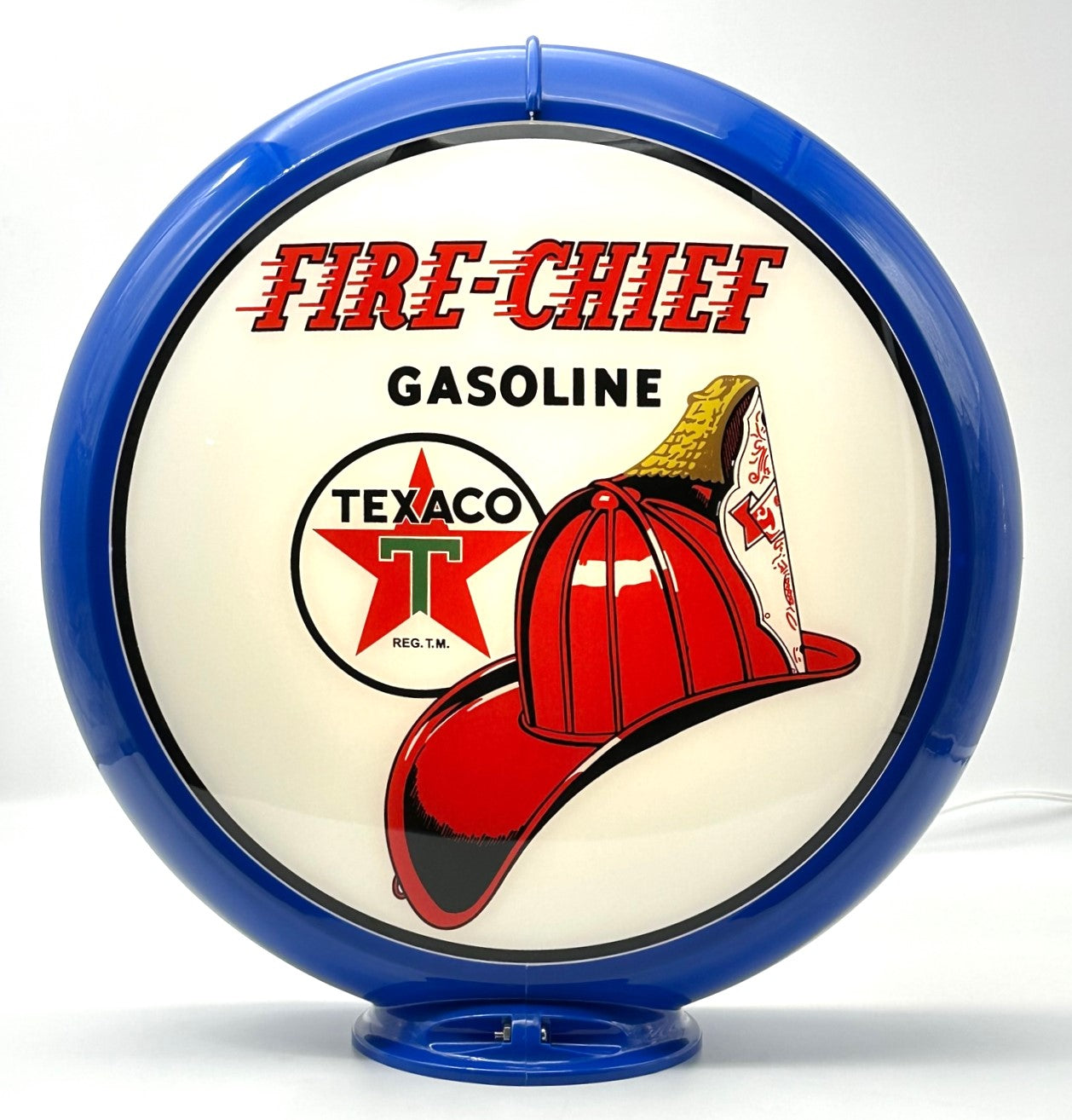 TEXACO FIRE CHIEF GASOLINE 13.5" Gas Pump Globe