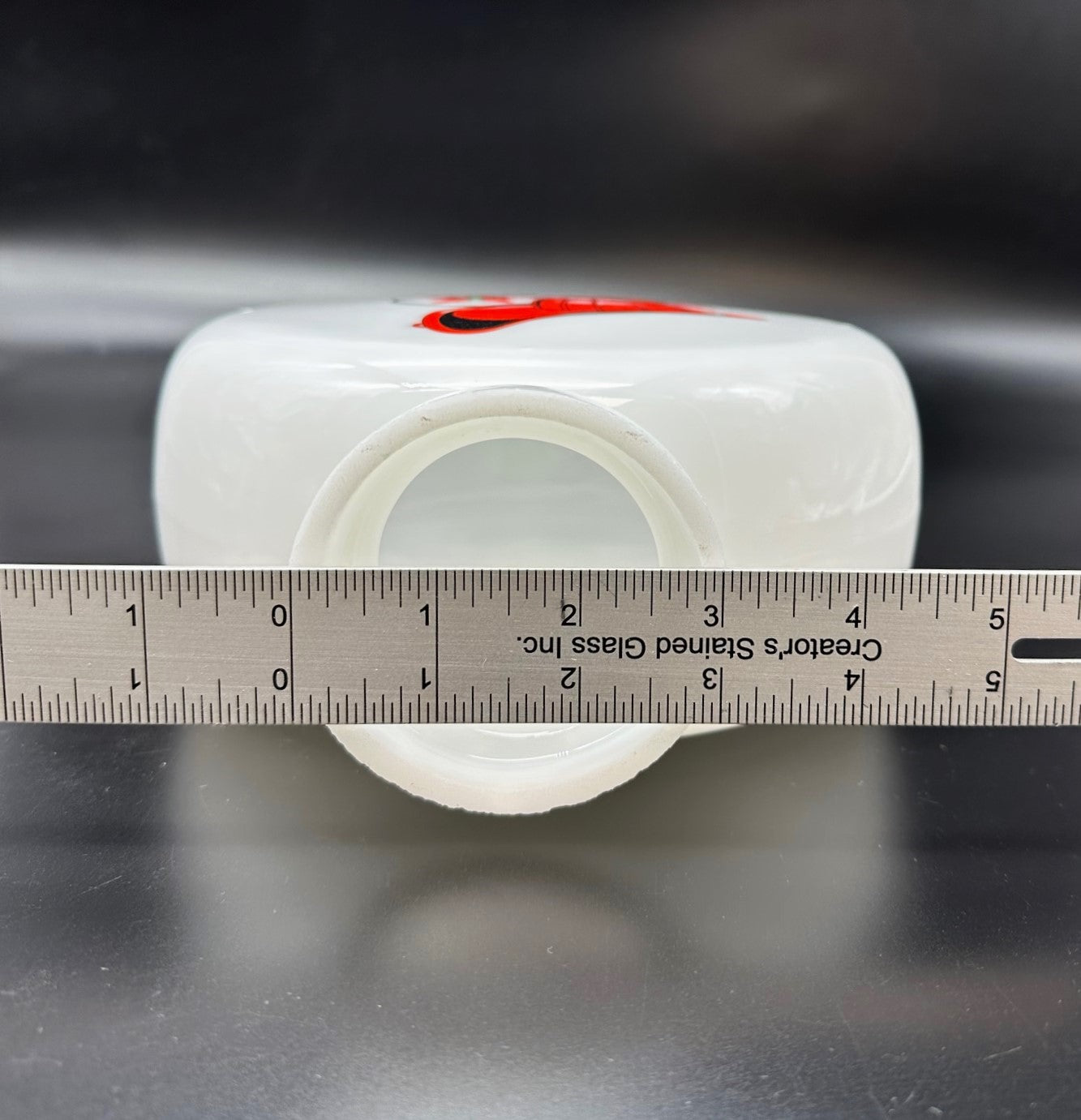TEXACO FIRE CHIEF 8" Glass Mini Gas Pump Globe