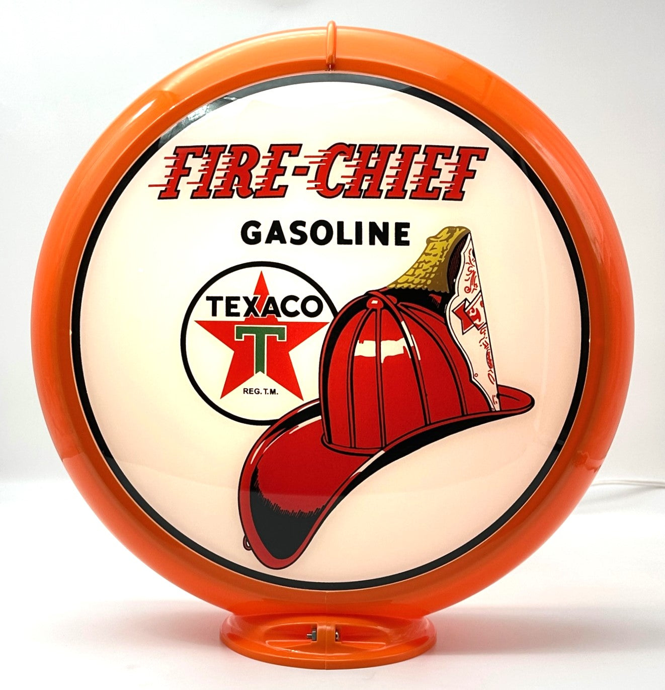 TEXACO FIRE CHIEF GASOLINE 13.5" Gas Pump Globe