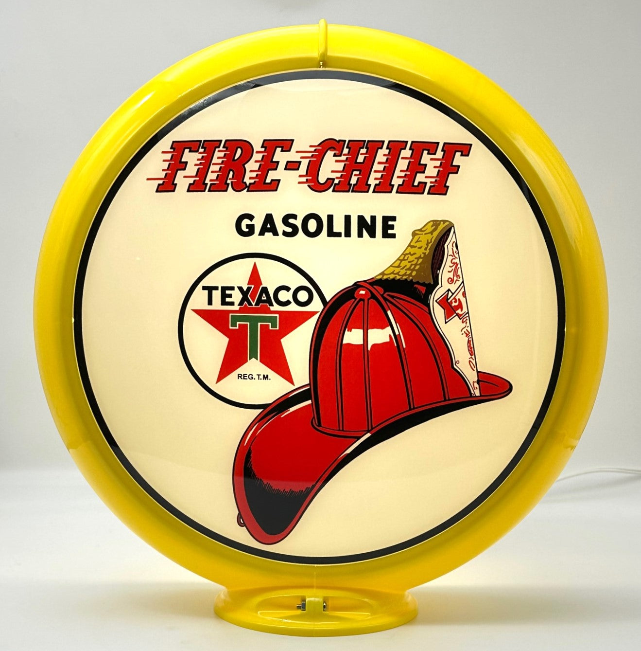 TEXACO FIRE CHIEF GASOLINE 13.5" Gas Pump Globe