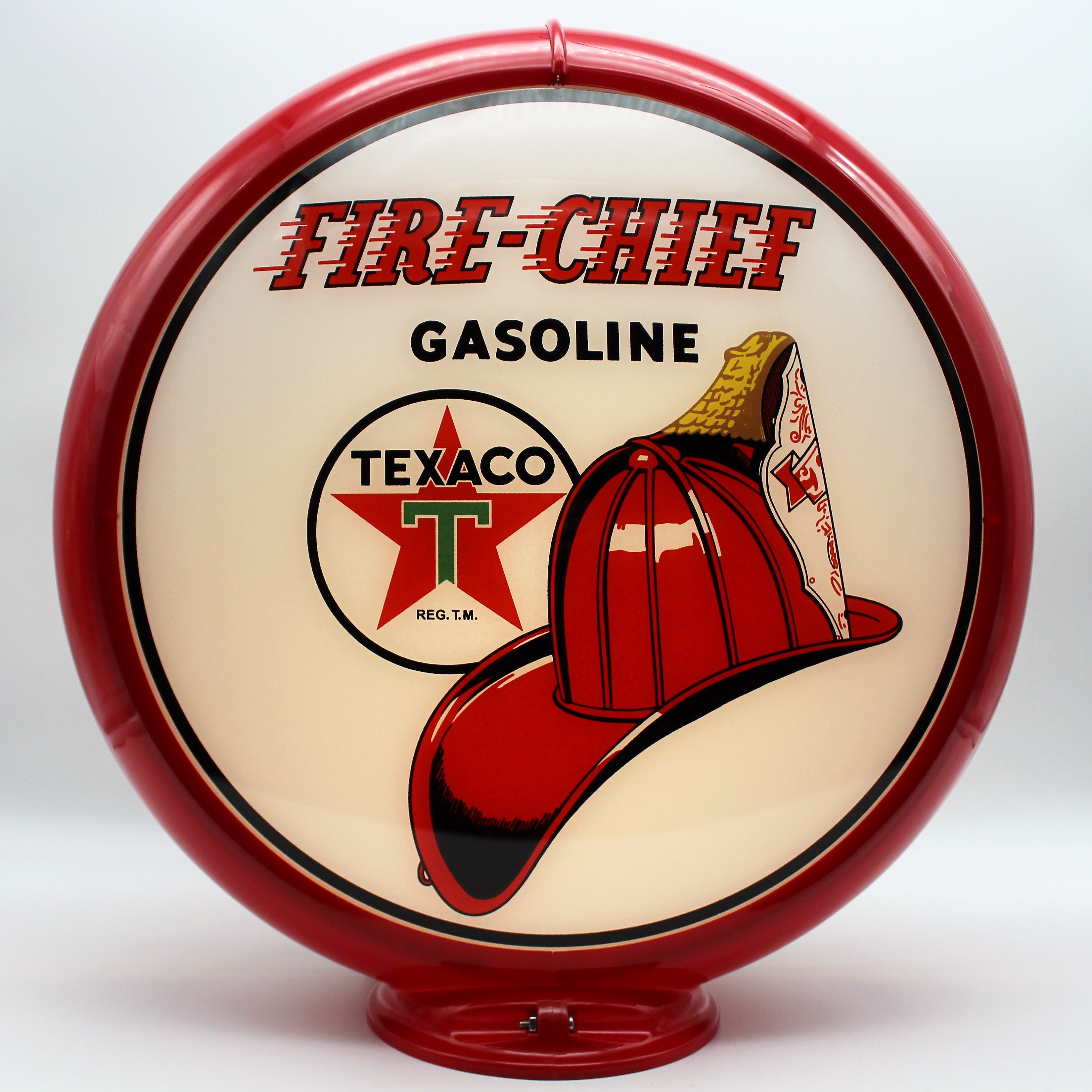 TEXACO FIRE CHIEF GASOLINE 13.5" Gas Pump Globe
