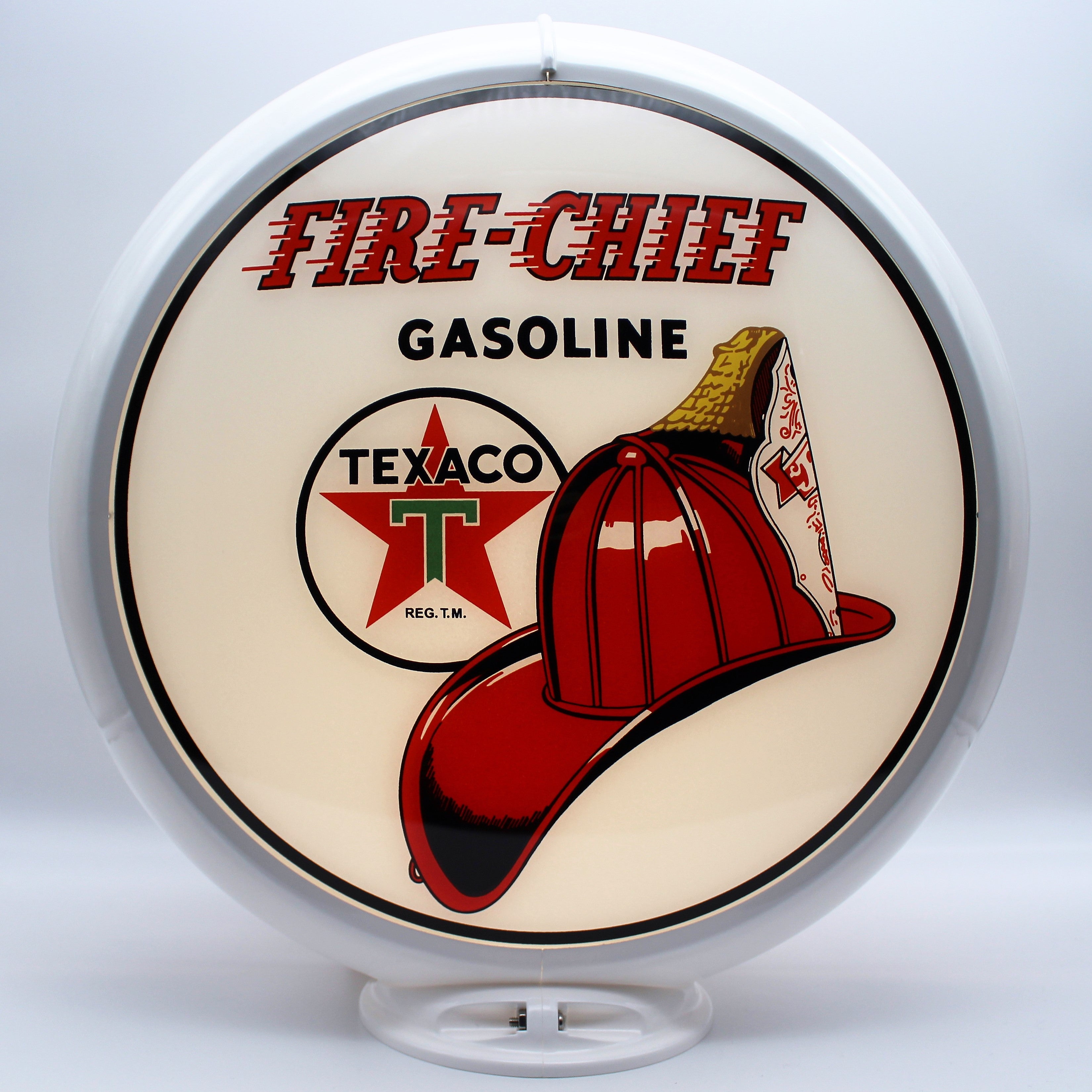 TEXACO FIRE CHIEF GASOLINE 13.5" Gas Pump Globe