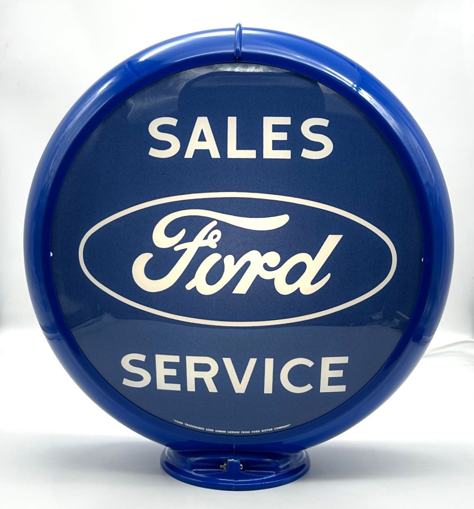 FORD SALES AND SERVICE 13.5" GAS PUMP GLOBE