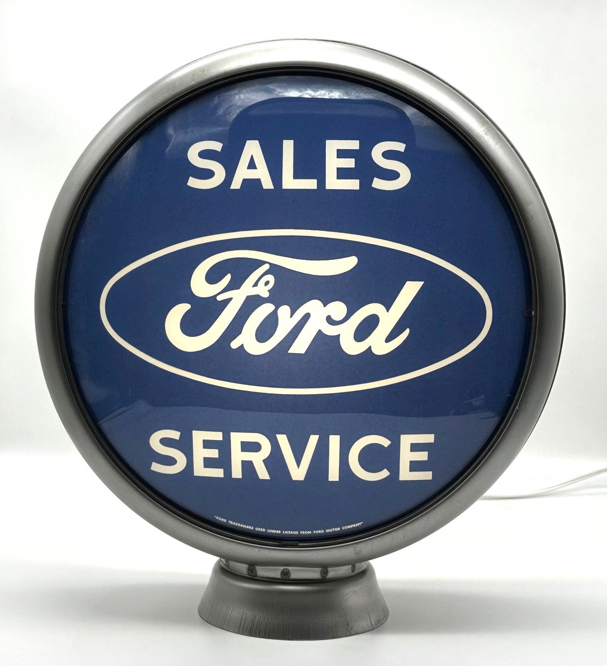 FORD SALES AND SERVICE 13.5" GAS PUMP GLOBE