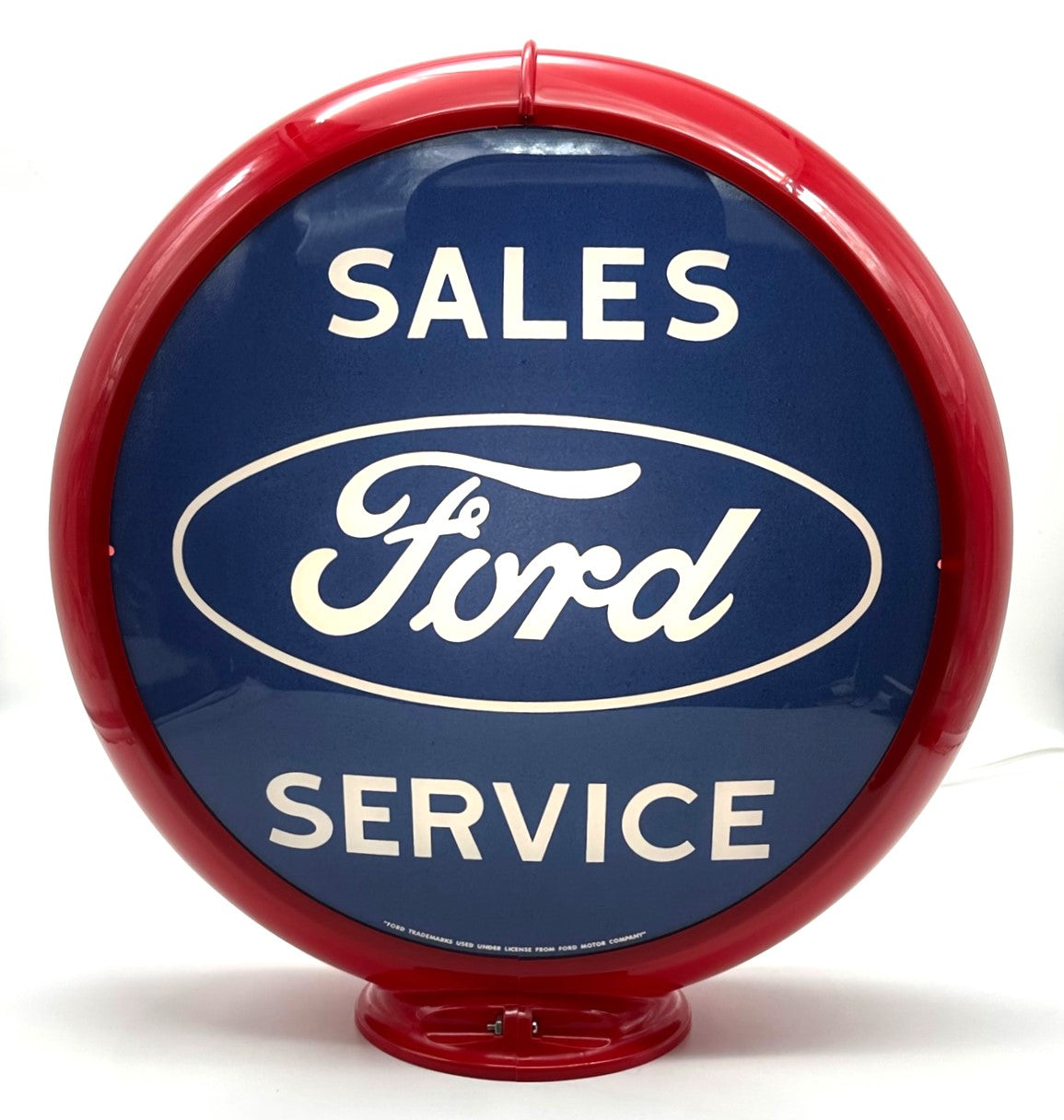 FORD SALES AND SERVICE 13.5" GAS PUMP GLOBE