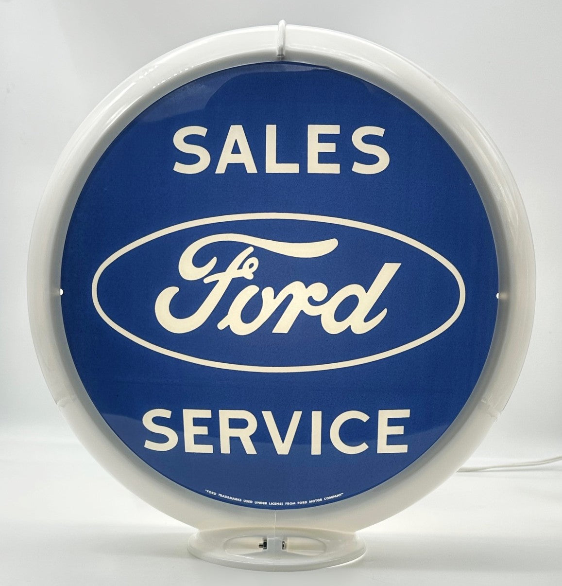 FORD SALES AND SERVICE 13.5" GAS PUMP GLOBE