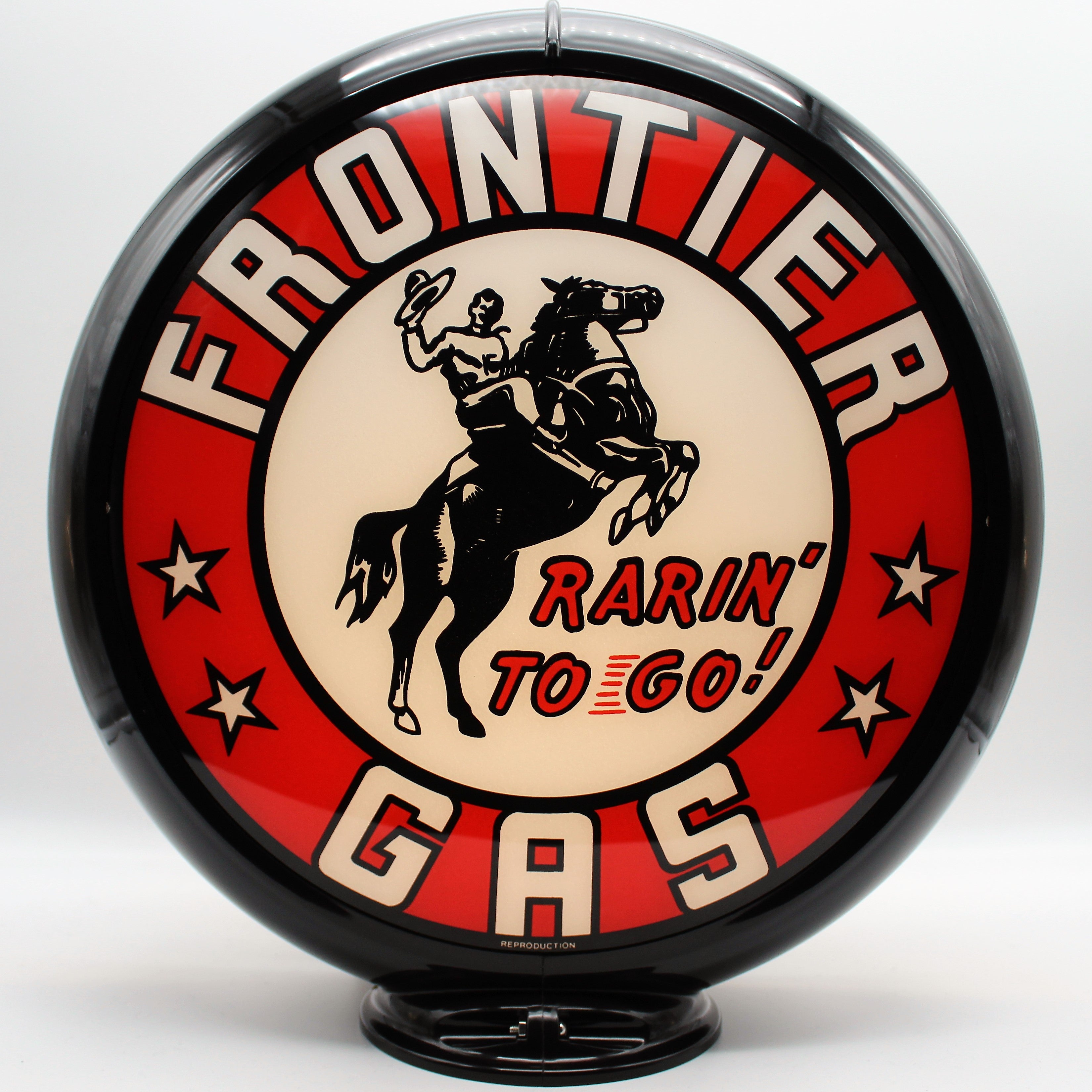 FRONTIER GAS 13.5" Gas Pump Globe