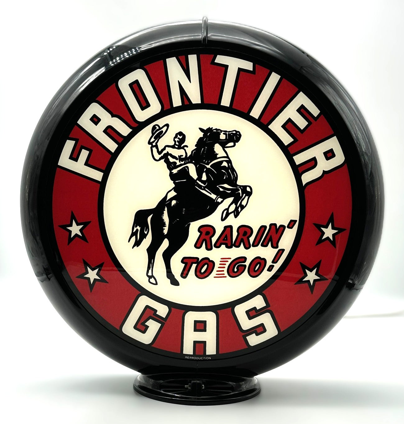 FRONTIER GAS 13.5" Gas Pump Globe