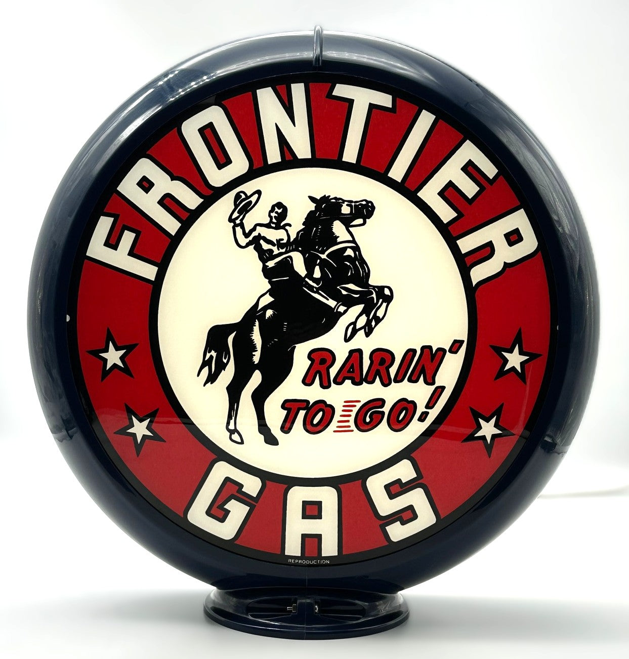 FRONTIER GAS 13.5" Gas Pump Globe