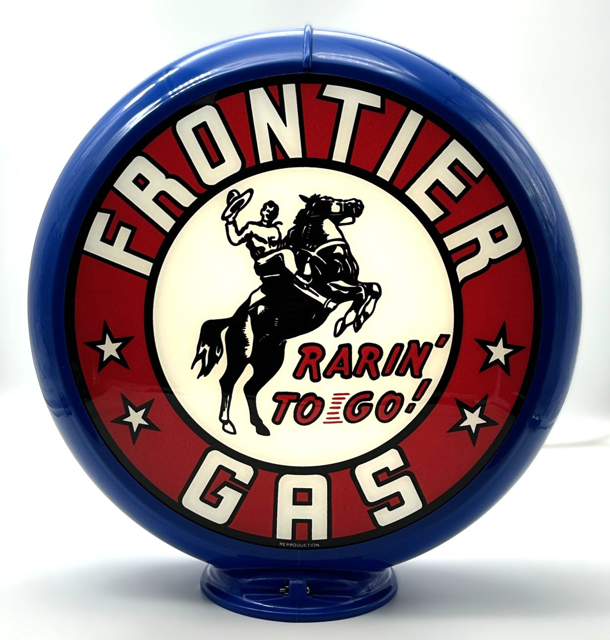 FRONTIER GAS 13.5" Gas Pump Globe
