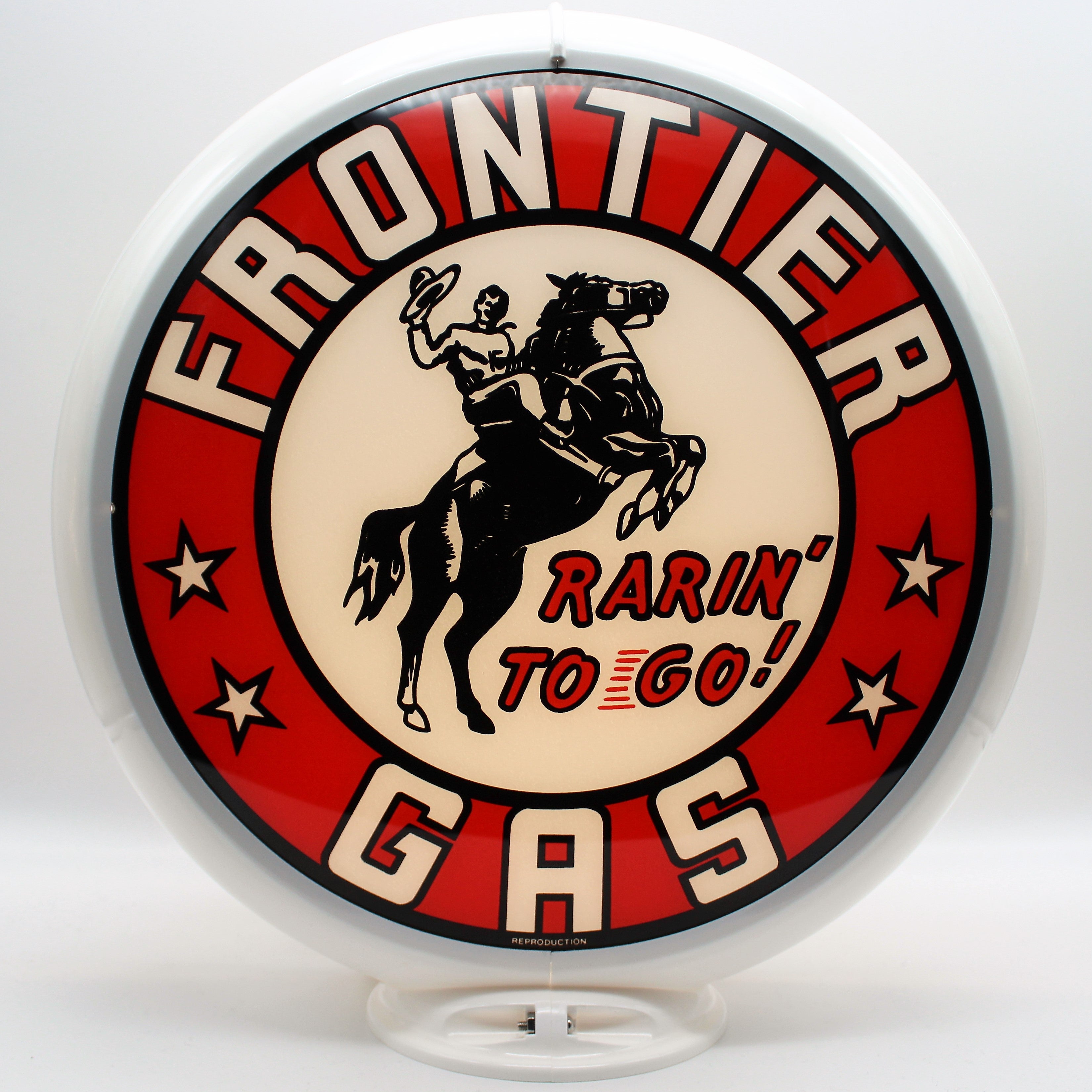 FRONTIER GAS 13.5" Gas Pump Globe