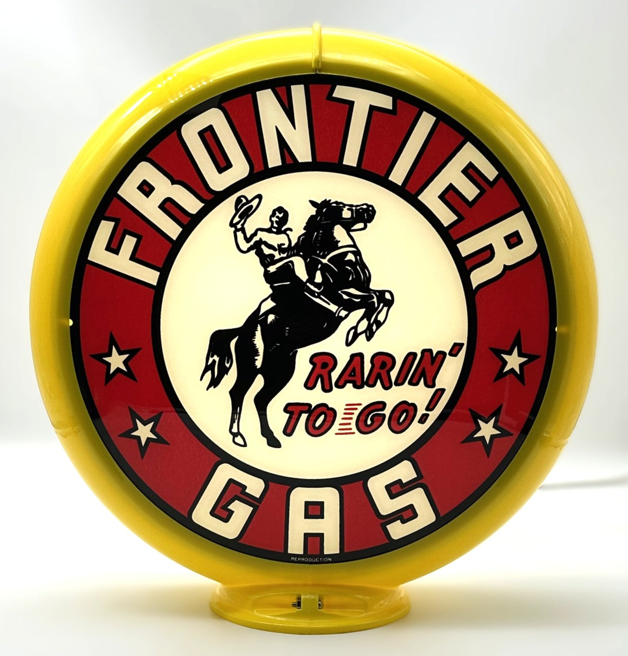 FRONTIER GAS 13.5" Gas Pump Globe