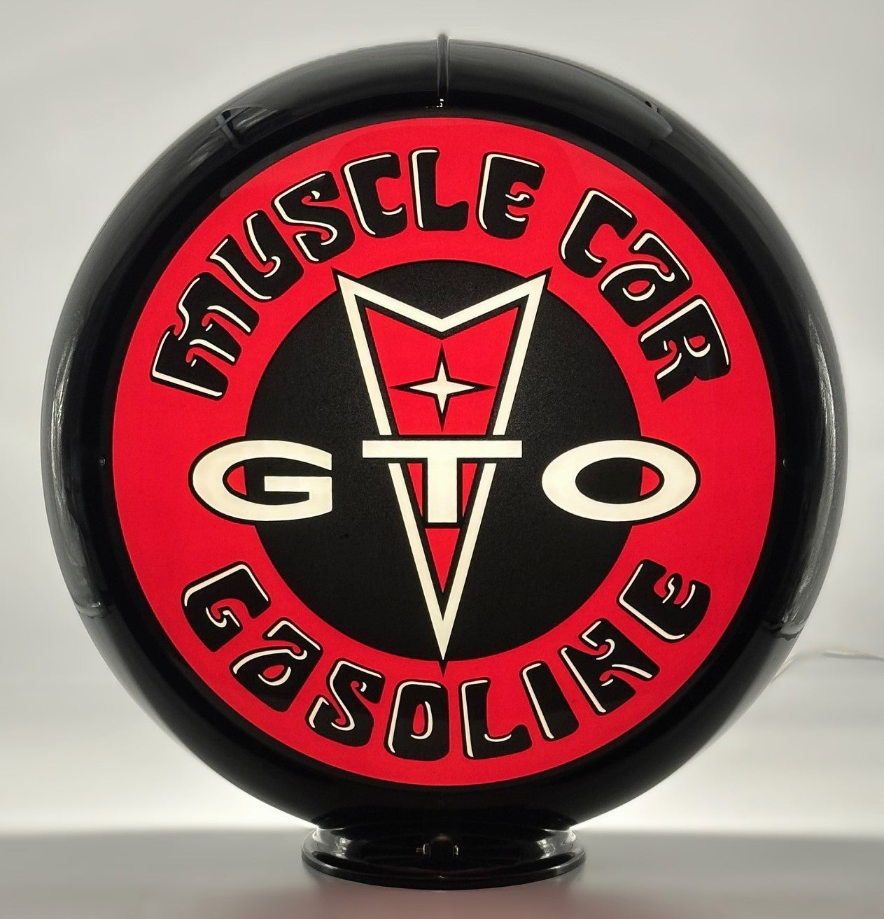 NEW GTO MUSCLE CAR GASOLINE 13.5" GAS PUMP GLOBE