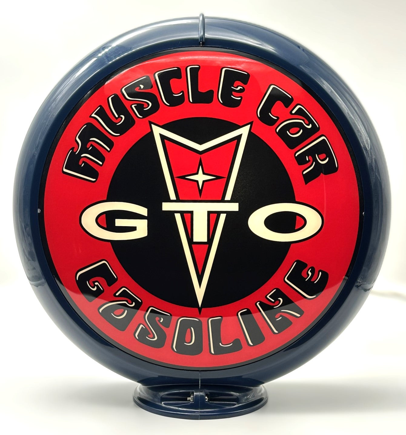 NEW GTO MUSCLE CAR GASOLINE 13.5" GAS PUMP GLOBE