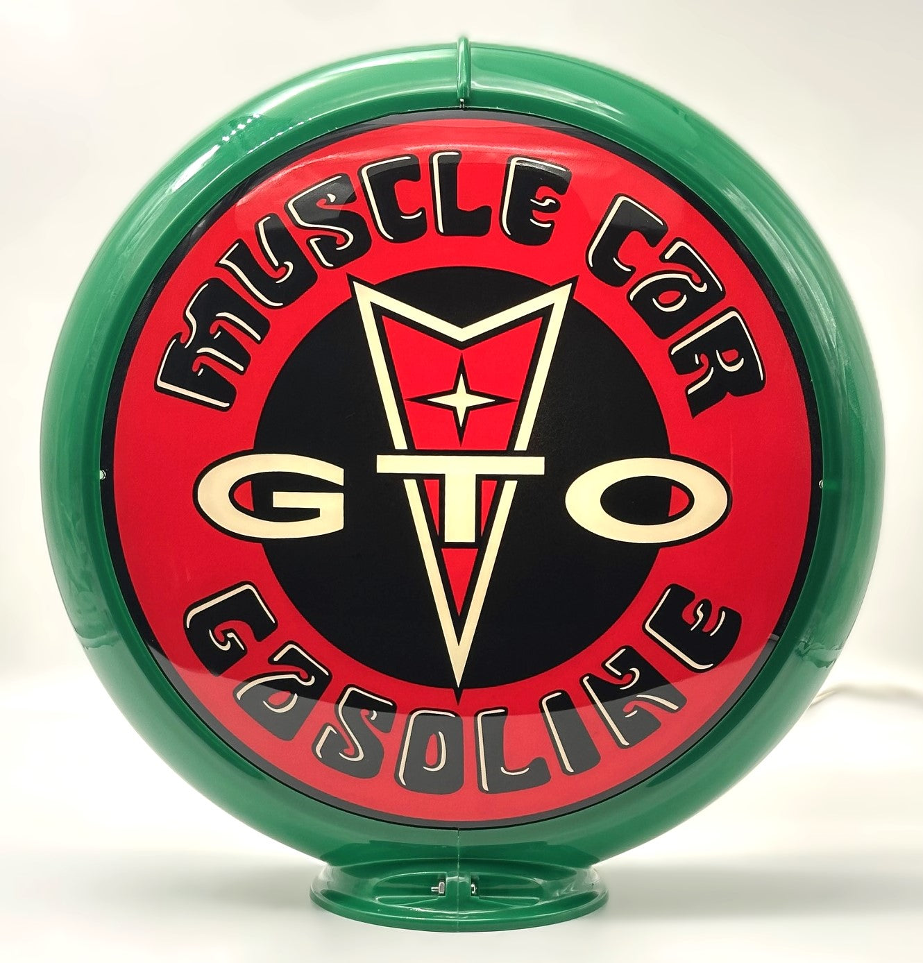 NEW GTO MUSCLE CAR GASOLINE 13.5" GAS PUMP GLOBE