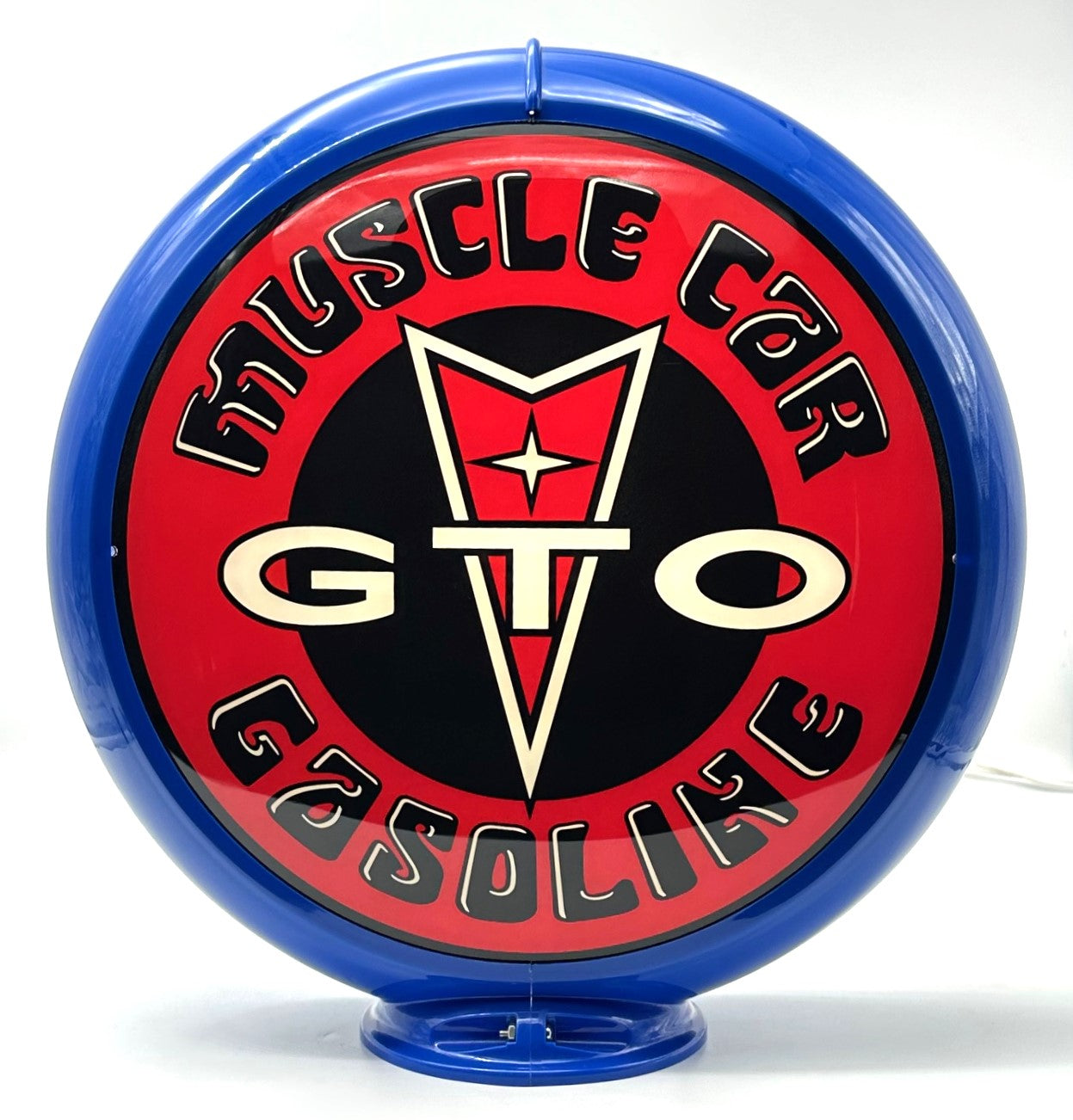 NEW GTO MUSCLE CAR GASOLINE 13.5" GAS PUMP GLOBE
