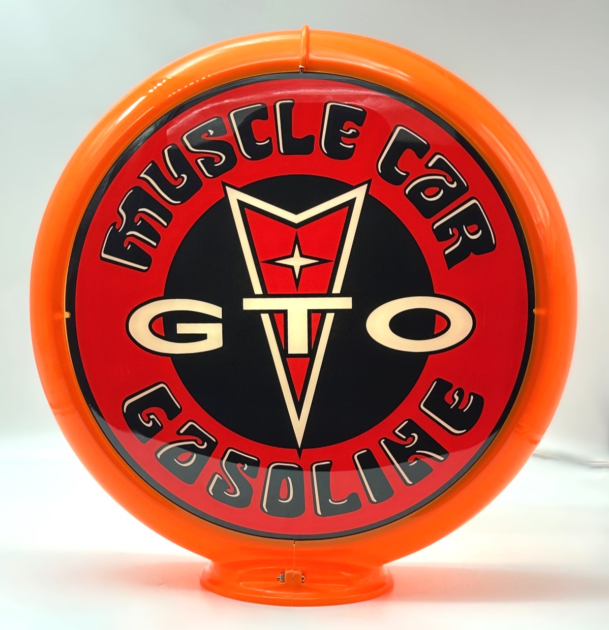 NEW GTO MUSCLE CAR GASOLINE 13.5" GAS PUMP GLOBE