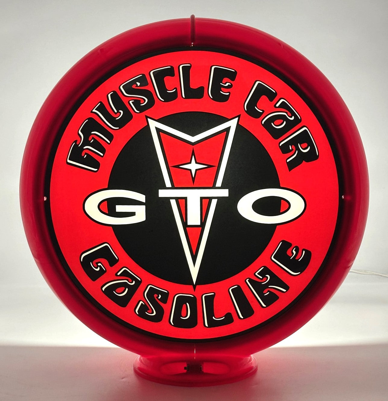 NEW GTO MUSCLE CAR GASOLINE 13.5" GAS PUMP GLOBE